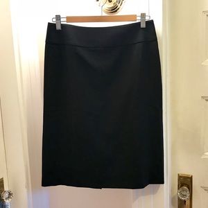 Banana Republic Black Stretch Wool Skirt